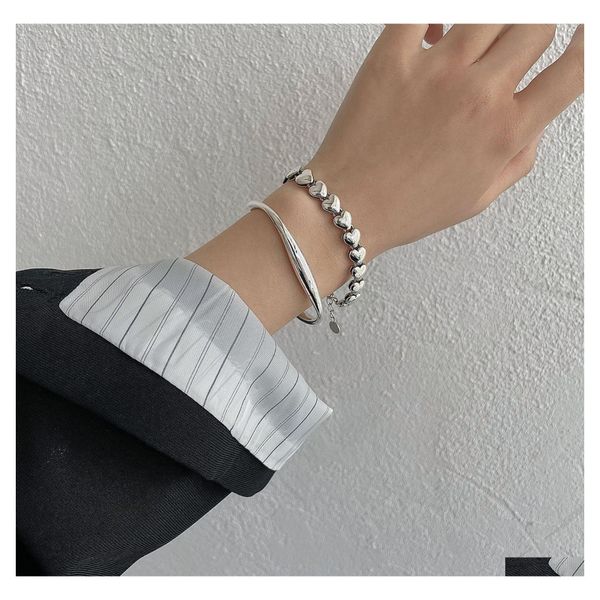 charm bracelets sier heart connected bracelets for women simple vintage stitching bracelet niche design cool jewelry drop delivery dhie0, Golden;silver
charm bracelets sier heart connected bracelets for women simple vintage stitching bracelet niche design cool jewelry drop delivery dhie0, Golden;silver