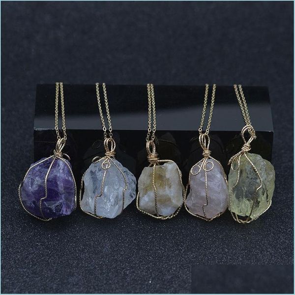 pendant necklaces crystal wire irregar natural stone necklace with stianless steel chain quartz agate gemstone pendant women necklac dhepl, Silver
pendant necklaces crystal wire irregar natural stone necklace with stianless steel chain quartz agate gemstone pendant women necklac dhepl, Silver