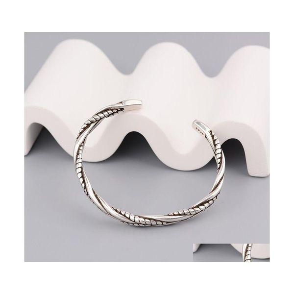 charm bracelets ancient sier color vintage fashion opened bangle for men and women design woven fried dough twist simple bracelet 20 dh7g8, Golden;silver
charm bracelets ancient sier color vintage fashion opened bangle for men and women design woven fried dough twist simple bracelet 20 dh7g8, Golden;silver