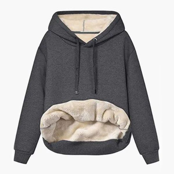 women's hoodies sweatshirts autum winter women's warm cashmere pocket hooded sports hoodie casual solid color pullover warm coat 2, Black
women's hoodies sweatshirts autum winter women's warm cashmere pocket hooded sports hoodie casual solid color pullover warm coat 2, Black