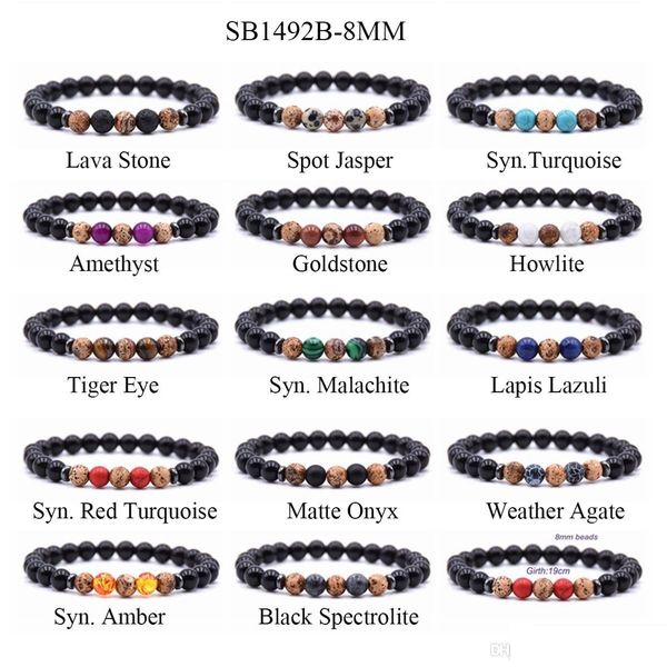 beaded ladies bracelet 8mm lava rock aromatherapy anxiety oil disperser wrist ornament braided rope natural stone yoga bead hand dro dh6tm, Black
beaded ladies bracelet 8mm lava rock aromatherapy anxiety oil disperser wrist ornament braided rope natural stone yoga bead hand dro dh6tm, Black