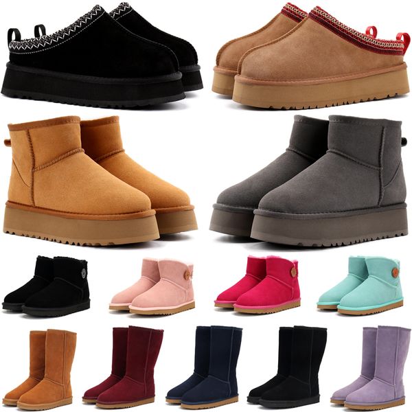 sheepskin bow women classic snow boots ankle boot shoes short bottes fashion winter warm wool real leather platform, Black
sheepskin bow women classic snow boots ankle boot shoes short bottes fashion winter warm wool real leather platform, Black