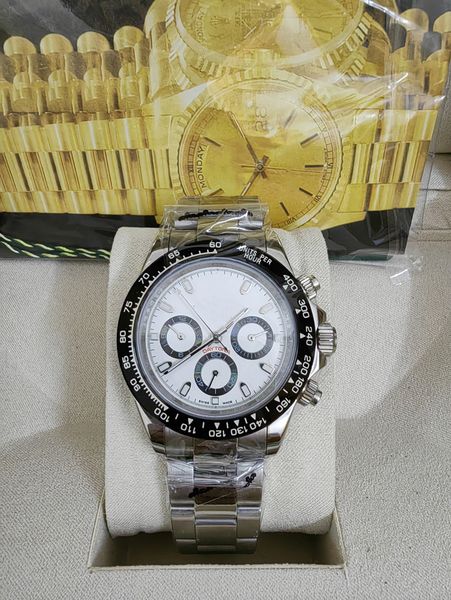 with original box wristwatches sapphire 40mm 116509 automatic mechanical mens men's watch watches no chronograph panda dial 2023, Slivery;brown 
with original box wristwatches sapphire 40mm 116509 automatic mechanical mens men's watch watches no chronograph panda dial 2023, Slivery;brown