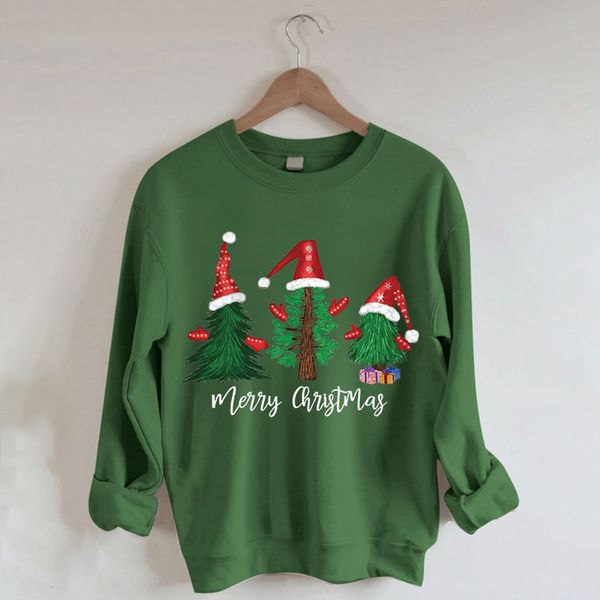 women's hoodies sweatshirts custom christmas tree merry christmas print round neck longsleeve sweatshirt personalized can customize the, Black
women's hoodies sweatshirts custom christmas tree merry christmas print round neck longsleeve sweatshirt personalized can customize the, Black