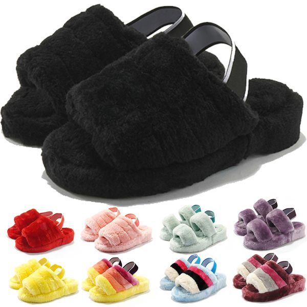 designer women slippers fluffy furry wool sandals warm comfort slippers womens slipper autumn winter slides scuffs sandal eur 36-41, Black
designer women slippers fluffy furry wool sandals warm comfort slippers womens slipper autumn winter slides scuffs sandal eur 36-41, Black