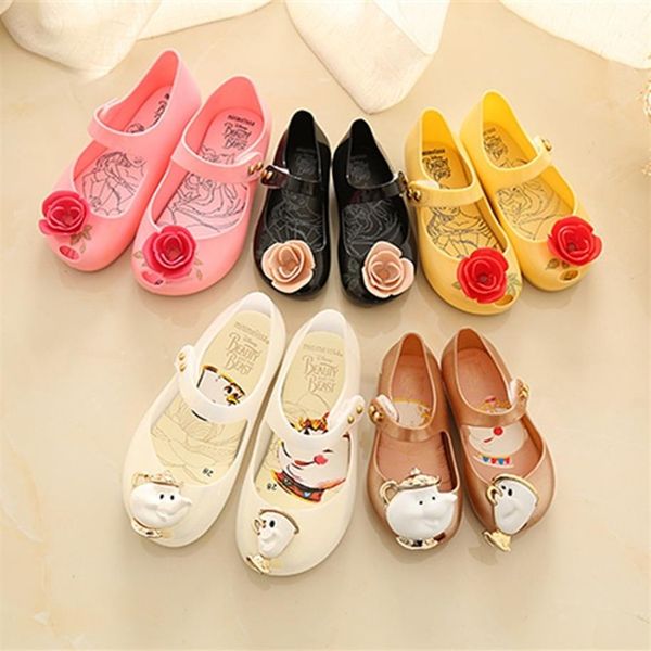 summer beauty beast mini melissa sandals princess non-slip girls jelly shoes y200103240u, Black;red
summer beauty beast mini melissa sandals princess non-slip girls jelly shoes y200103240u, Black;red