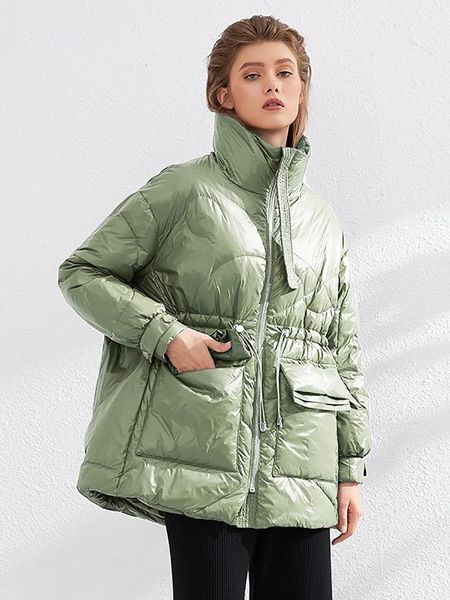 women's down parkas aachoae pure winter lightweight jacket women thick warm batwing long sleeve loose doudoune pocket ultra light duck, Black
women's down parkas aachoae pure winter lightweight jacket women thick warm batwing long sleeve loose doudoune pocket ultra light duck, Black