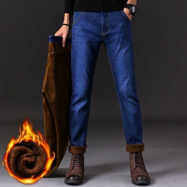 mens jeans plush wool winter warm thicken thermal trousers 2840 straight stretch streetwear boot cut daily pants for men 221123, Blue
mens jeans plush wool winter warm thicken thermal trousers 2840 straight stretch streetwear boot cut daily pants for men 221123, Blue