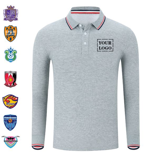 casual men's polos long sleeves soccer polo shirt personal group custom printed yokohama fc bellmare vegalta sendai shimizu s-pulse san, White;black 
casual men's polos long sleeves soccer polo shirt personal group custom printed yokohama fc bellmare vegalta sendai shimizu s-pulse san, White;black