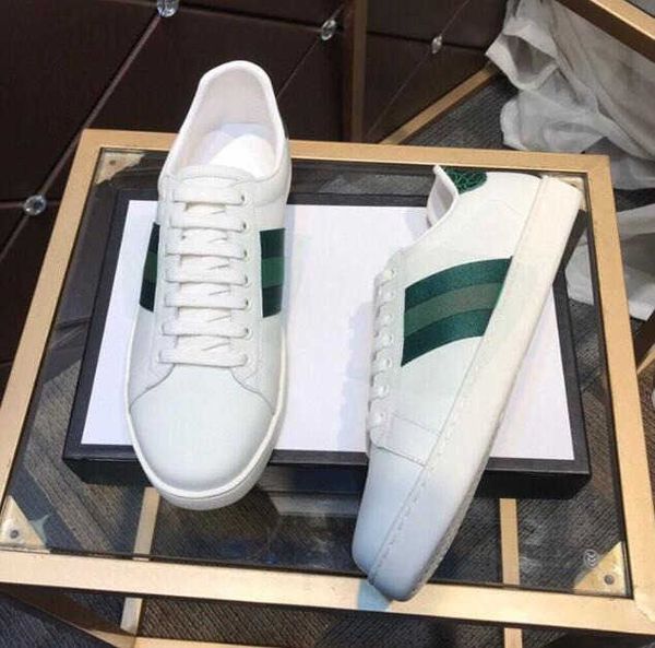 designer summer men women casual shoes classic white stripe shoe canvas splicing sneakers animal embroidery trainers size 35-46, Black
designer summer men women casual shoes classic white stripe shoe canvas splicing sneakers animal embroidery trainers size 35-46, Black