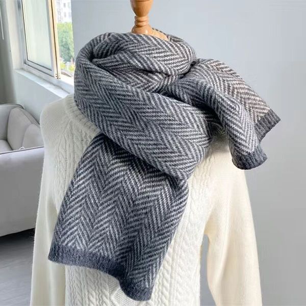 scarves woman and men winter striped thicker wild cute girl couple warm fashion scarf 221123, Blue;gray
scarves woman and men winter striped thicker wild cute girl couple warm fashion scarf 221123, Blue;gray