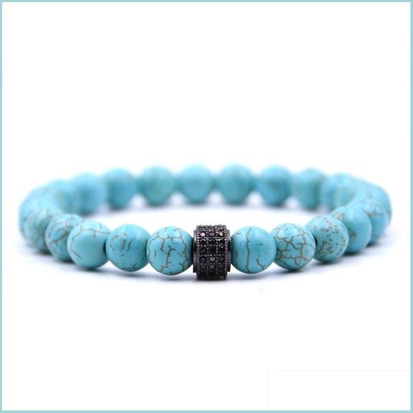 beaded 10pc/set wholesale fashion jewelry turquoise howlite matte beads bracelet 8mm for men women handmade drop delivery bra dhgarden dhgmh, Black
beaded 10pc/set wholesale fashion jewelry turquoise howlite matte beads bracelet 8mm for men women handmade drop delivery bra dhgarden dhgmh, Black