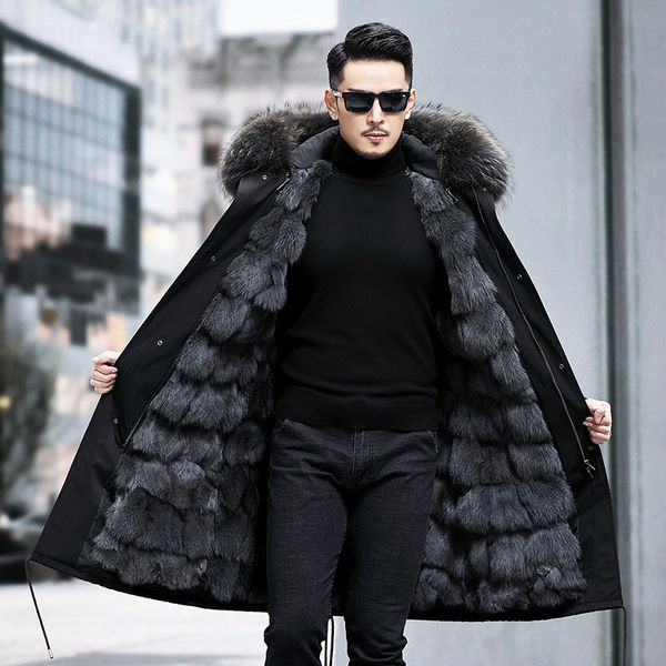 mens fox fur jackets real fur coat winter parka thick warm outerwear overcoat snow plus size m-6xl long windbreaker male clothing, Black
mens fox fur jackets real fur coat winter parka thick warm outerwear overcoat snow plus size m-6xl long windbreaker male clothing, Black