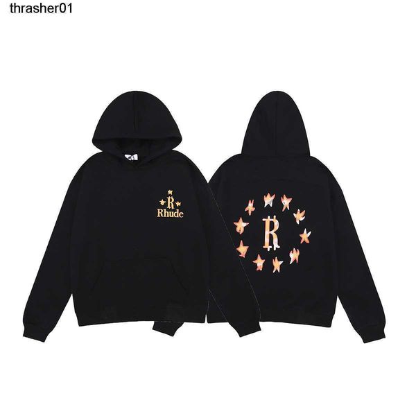 men's hoodies sweatshirts designer rhude pointed star printed hoodie sweater men's women's large loose fashion hoodie, Black
men's hoodies sweatshirts designer rhude pointed star printed hoodie sweater men's women's large loose fashion hoodie, Black