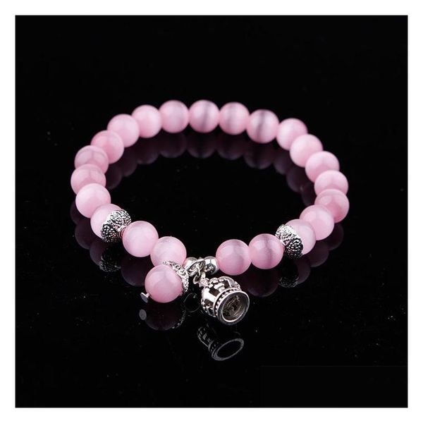 beaded strands cat eye stone crown crystal crack bead bracelet luxury charm couple jewelry mens and womens christmas gifts drop deli dhes7, Black
beaded strands cat eye stone crown crystal crack bead bracelet luxury charm couple jewelry mens and womens christmas gifts drop deli dhes7, Black
