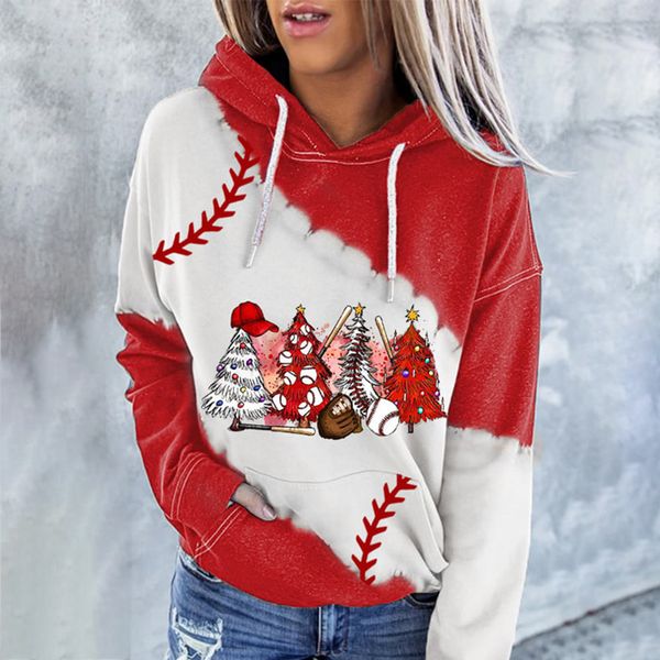 women's hoodies sweatshirts christmas baseball print hoodie sweatshirt fashion creative vintage street hooded casual baggy ladies autu, Black
women's hoodies sweatshirts christmas baseball print hoodie sweatshirt fashion creative vintage street hooded casual baggy ladies autu, Black