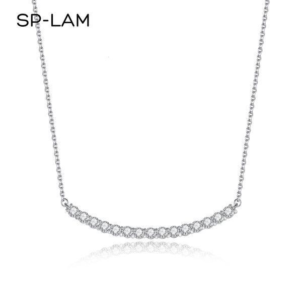 chokers 0.9ct chocker necklace 925 stelring silver women brilliant lab diamond smile bar pendant wedding party jewelry 221123, Golden;silver
chokers 0.9ct chocker necklace 925 stelring silver women brilliant lab diamond smile bar pendant wedding party jewelry 221123, Golden;silver