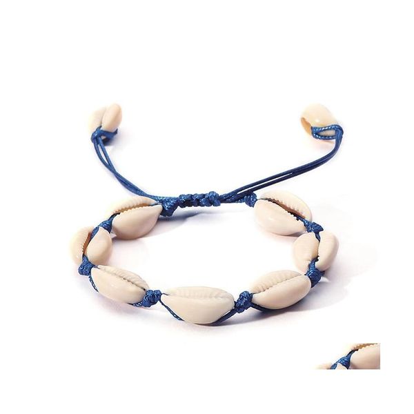 charm bracelets natural shell braided rope bracelet men and women adjustable anklet birthday easter leisure gift a variety of choice dhayj, Golden;silver
charm bracelets natural shell braided rope bracelet men and women adjustable anklet birthday easter leisure gift a variety of choice dhayj, Golden;silver