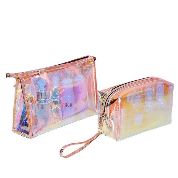 dhl50pcs cosmetic bags women tpu laser large capacity solid waterproof protable storage bag with wrist
dhl50pcs cosmetic bags women tpu laser large capacity solid waterproof protable storage bag with wrist