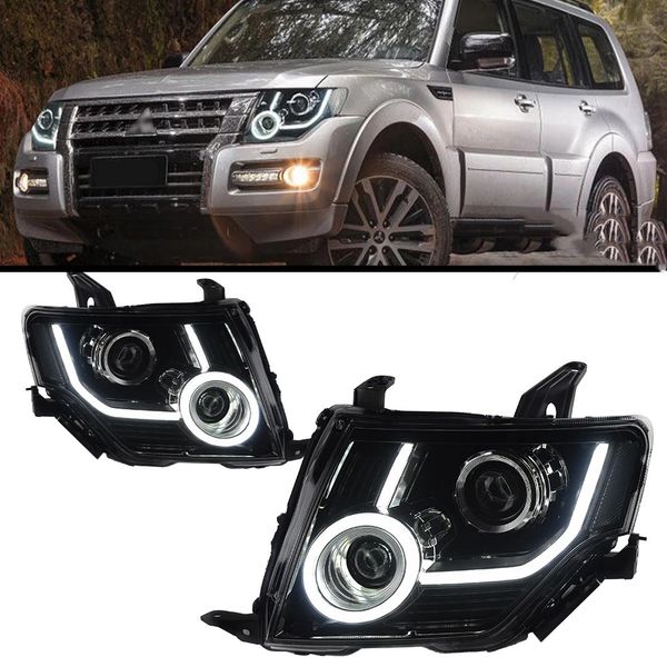 2 pcs auto car head light parts for mitsubishi pajero v93 v97 led lamps headlight replacement drl dual projector facelift
2 pcs auto car head light parts for mitsubishi pajero v93 v97 led lamps headlight replacement drl dual projector facelift