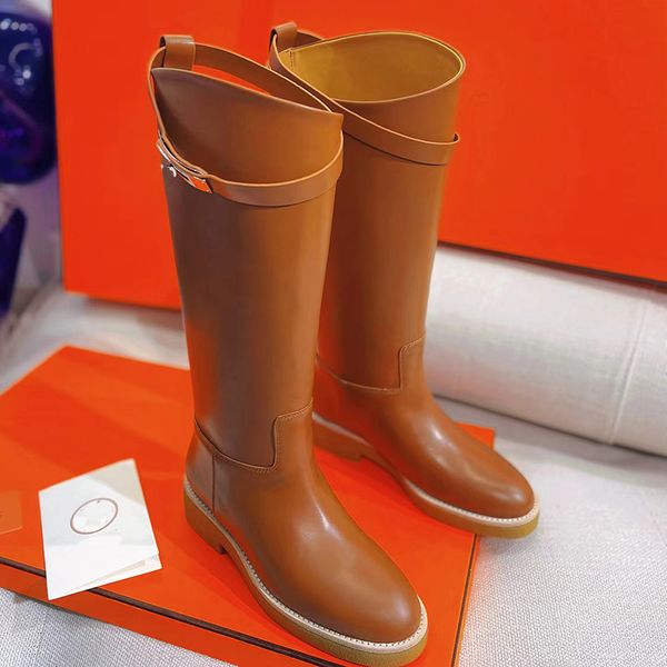 2022 designer women luxury round toes boots fashion genuine leather mid-leg flat metal lock gray black brown white boots autumn winter h hom
2022 designer women luxury round toes boots fashion genuine leather mid-leg flat metal lock gray black brown white boots autumn winter h hom
