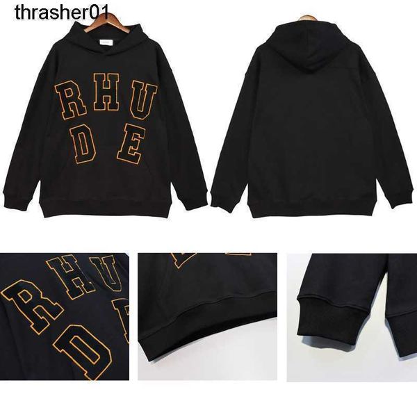 men's hoodies sweatshirts fashion brand designer rhude letter towel embroidered hooded sweater men's women's streetwear hoodi, Black
men's hoodies sweatshirts fashion brand designer rhude letter towel embroidered hooded sweater men's women's streetwear hoodi, Black