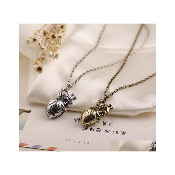 pendant necklaces anatomy fl 3d human heart necklace anatomical pendant nickel alloy men and women drop delivery jewelry necklaces pe dhdo5, Silver
pendant necklaces anatomy fl 3d human heart necklace anatomical pendant nickel alloy men and women drop delivery jewelry necklaces pe dhdo5, Silver