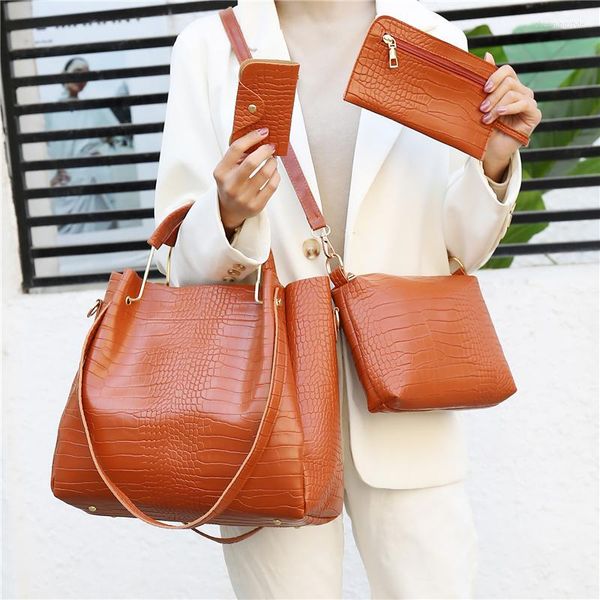 evening bags large capacity women pu leather handbags shoulder ladies 4 pieces set tote messenger casual crossbody bag
evening bags large capacity women pu leather handbags shoulder ladies 4 pieces set tote messenger casual crossbody bag