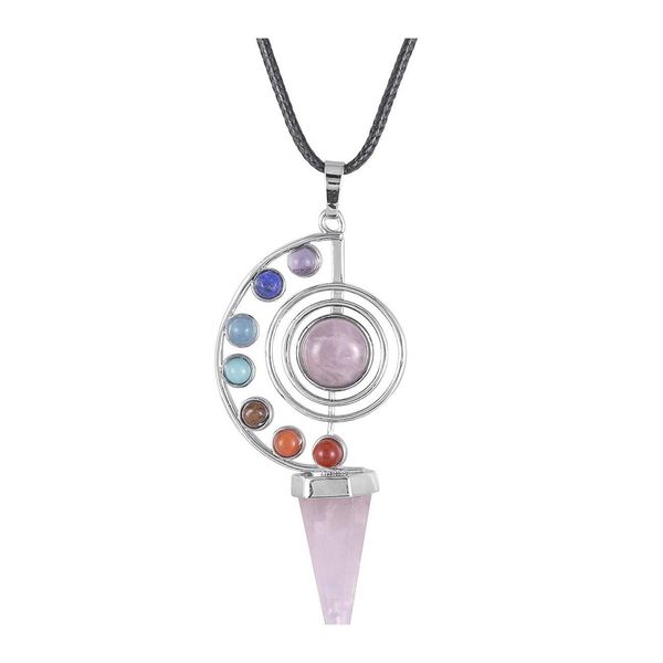 pendant necklaces fashion point making pendant wholesale healing stone yoga 7 seven chakras jewelry heal sign symbol charm for gift dhiy5, Silver
pendant necklaces fashion point making pendant wholesale healing stone yoga 7 seven chakras jewelry heal sign symbol charm for gift dhiy5, Silver