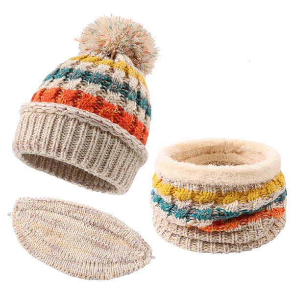 scarves winter ladies hat mask scarf warm fashion windproof suit 3piece set of antifog hat thick warm knitted cap 221123, Blue;gray
scarves winter ladies hat mask scarf warm fashion windproof suit 3piece set of antifog hat thick warm knitted cap 221123, Blue;gray