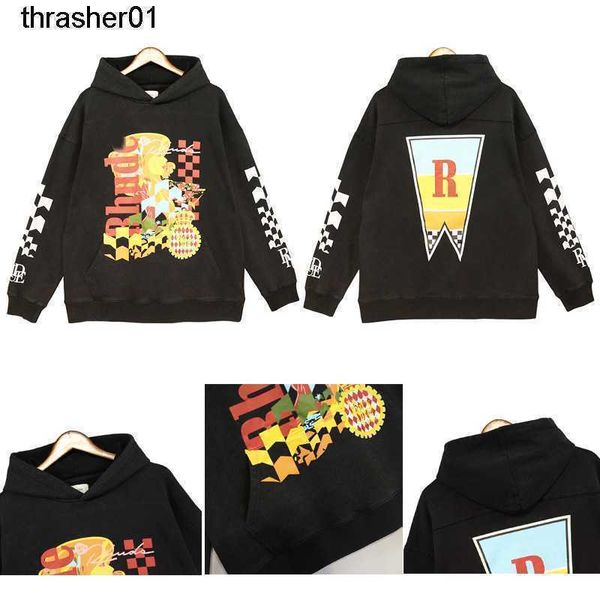 men's hoodies sweatshirts designer rhude washed loose men's women's fashion streetwear hoodie, Black
men's hoodies sweatshirts designer rhude washed loose men's women's fashion streetwear hoodie, Black
