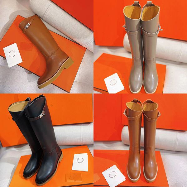 2022 designer women classic luxury round toes boots fashion genuine leather mid-leg flat metal lock gray black brown white boots autumn wint
2022 designer women classic luxury round toes boots fashion genuine leather mid-leg flat metal lock gray black brown white boots autumn wint