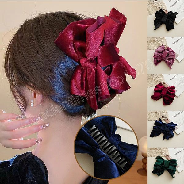 glitter vintage black big large velvet bow hair clip for women girls wedding barrettes korean hairpins barrette hair accessories, Slivery;white
glitter vintage black big large velvet bow hair clip for women girls wedding barrettes korean hairpins barrette hair accessories, Slivery;white