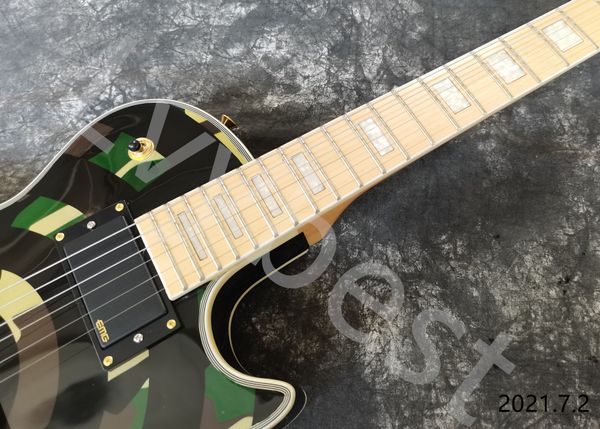 lvyelectric guitar army decal black pickups hh cover and gold parts. maple neck and fingerboard
lvyelectric guitar army decal black pickups hh cover and gold parts. maple neck and fingerboard