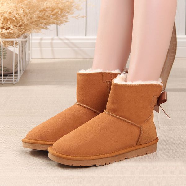 2022 fashion slippers sell aus classical design l bow u boots women snow boots bowknot keep warm genuine leather sheepskin plush transshipme, Black
2022 fashion slippers sell aus classical design l bow u boots women snow boots bowknot keep warm genuine leather sheepskin plush transshipme, Black