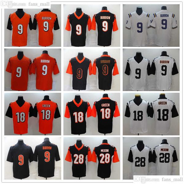 2022 new football jerseys 9 joe burrow 28 joe mixon 18 aj green stitched jersey, Black;red
2022 new football jerseys 9 joe burrow 28 joe mixon 18 aj green stitched jersey, Black;red