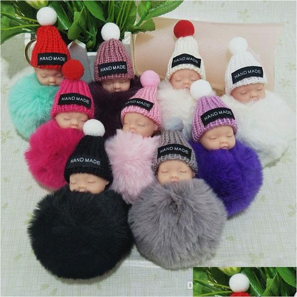 key rings slee baby doll keychain pompom rabbit fur ball keyring women key holder bag hangs fashion jewelry drop delivery dhhdk, Slivery;golden
key rings slee baby doll keychain pompom rabbit fur ball keyring women key holder bag hangs fashion jewelry drop delivery dhhdk, Slivery;golden