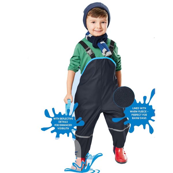 rompers children waterproof rain pants brand overalls 1-7yrs baby boys girls fashion kids 221125, Blue
rompers children waterproof rain pants brand overalls 1-7yrs baby boys girls fashion kids 221125, Blue