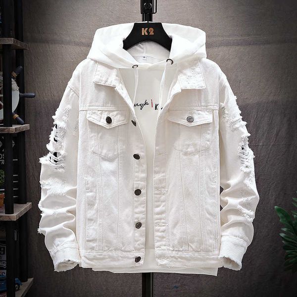 mens jackets hole sleeves trend mens clothing autumn and winter fashion classic retro denim jacket ripped large size m-3xl, Black;brown
mens jackets hole sleeves trend mens clothing autumn and winter fashion classic retro denim jacket ripped large size m-3xl, Black;brown