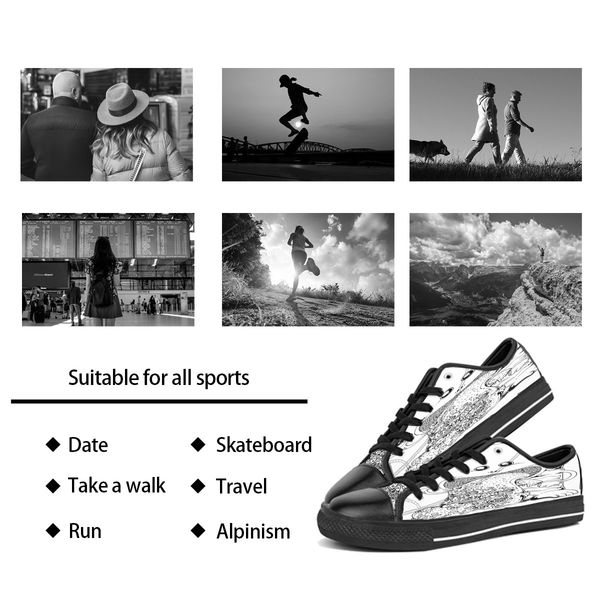 custom shoes classic canvas low cut skateboard casual triple black accept customization uv printing low mens womens sports sneakers breathab
custom shoes classic canvas low cut skateboard casual triple black accept customization uv printing low mens womens sports sneakers breathab