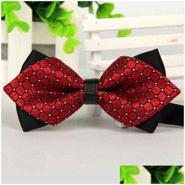 bow ties fashion mans engagement wedding ties dress elegant adjustable bow tie plaid pattern business suit shirt bowtie drop deliver dh4lo, Black;gray
bow ties fashion mans engagement wedding ties dress elegant adjustable bow tie plaid pattern business suit shirt bowtie drop deliver dh4lo, Black;gray