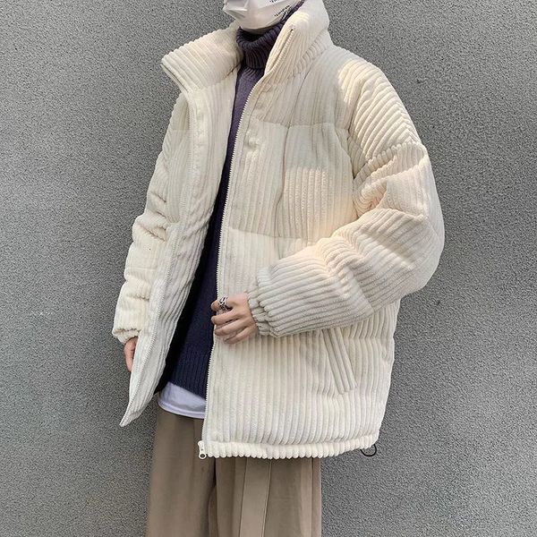 men's wool blends winter jacket men parkas thicken warm coat stand collar oversize korean style male padded jackets 221124, Black
men's wool blends winter jacket men parkas thicken warm coat stand collar oversize korean style male padded jackets 221124, Black