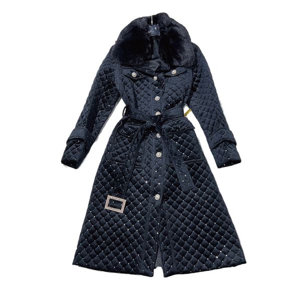 autumn and winter new black noble temperament slim coat medium long, Black;brown
autumn and winter new black noble temperament slim coat medium long, Black;brown