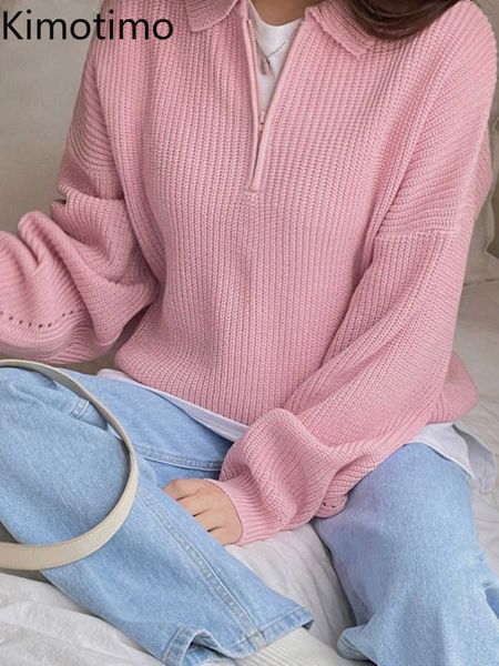 women's sweaters kimotimo half zipper lapel sweater women korean ins casual long sleeves knitted autumn winter simple loose sweaters j, White;black
women's sweaters kimotimo half zipper lapel sweater women korean ins casual long sleeves knitted autumn winter simple loose sweaters j, White;black