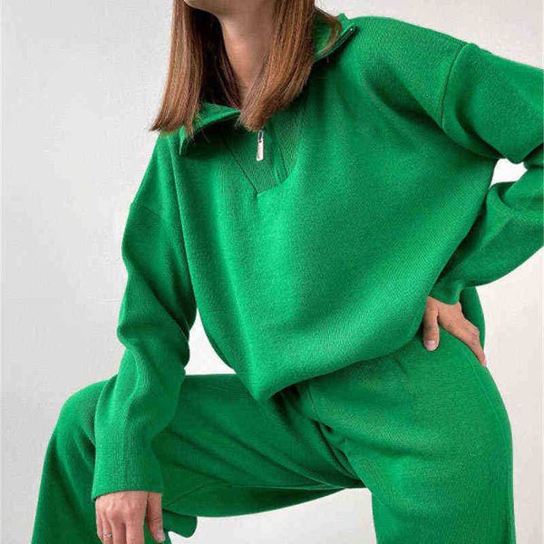 women's sweaters women oversize sweater zip long sleeves green sweaters sweater casual solid women jumper winter knitted 2021 j220915, White;black
women's sweaters women oversize sweater zip long sleeves green sweaters sweater casual solid women jumper winter knitted 2021 j220915, White;black