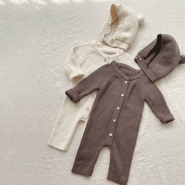 ins baby kids clothing knitted rompers o-neck long sleeve warm romper with hat 2 colors, Blue
ins baby kids clothing knitted rompers o-neck long sleeve warm romper with hat 2 colors, Blue