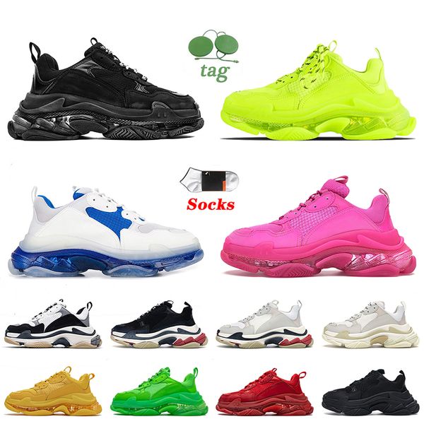 triple s designer casual shoes black white blue pink oversized platform sneakers women mens luxury fashion loafers clear sole with socks out
triple s designer casual shoes black white blue pink oversized platform sneakers women mens luxury fashion loafers clear sole with socks out