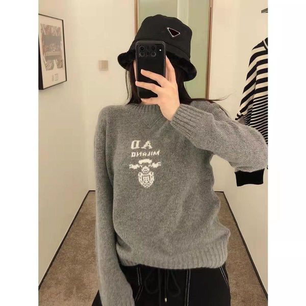 autumn winter sweatshirts women sweaters clothing knit crow neck sweater letter long sleeve pullover sweatshirt knitwear clothes casual loos, White;black
autumn winter sweatshirts women sweaters clothing knit crow neck sweater letter long sleeve pullover sweatshirt knitwear clothes casual loos, White;black