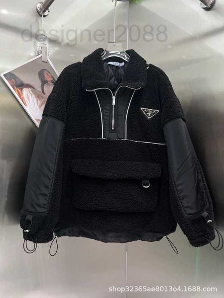 women's jackets designer pjia 22 autumn and winter new style lamb fleece mosaic david garment coat with cotton inside loose fashionable, Black;brown
women's jackets designer pjia 22 autumn and winter new style lamb fleece mosaic david garment coat with cotton inside loose fashionable, Black;brown
