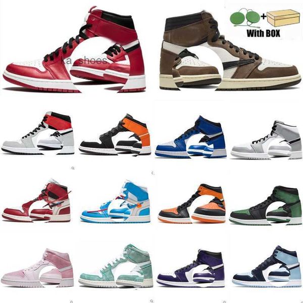 2023 high shoes basketball shoe trainers sports sneakers university blue designer royal red green brown og 1 unc spring men womens tag 36-46, Black
2023 high shoes basketball shoe trainers sports sneakers university blue designer royal red green brown og 1 unc spring men womens tag 36-46, Black
